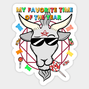 Devil favorite day Sticker